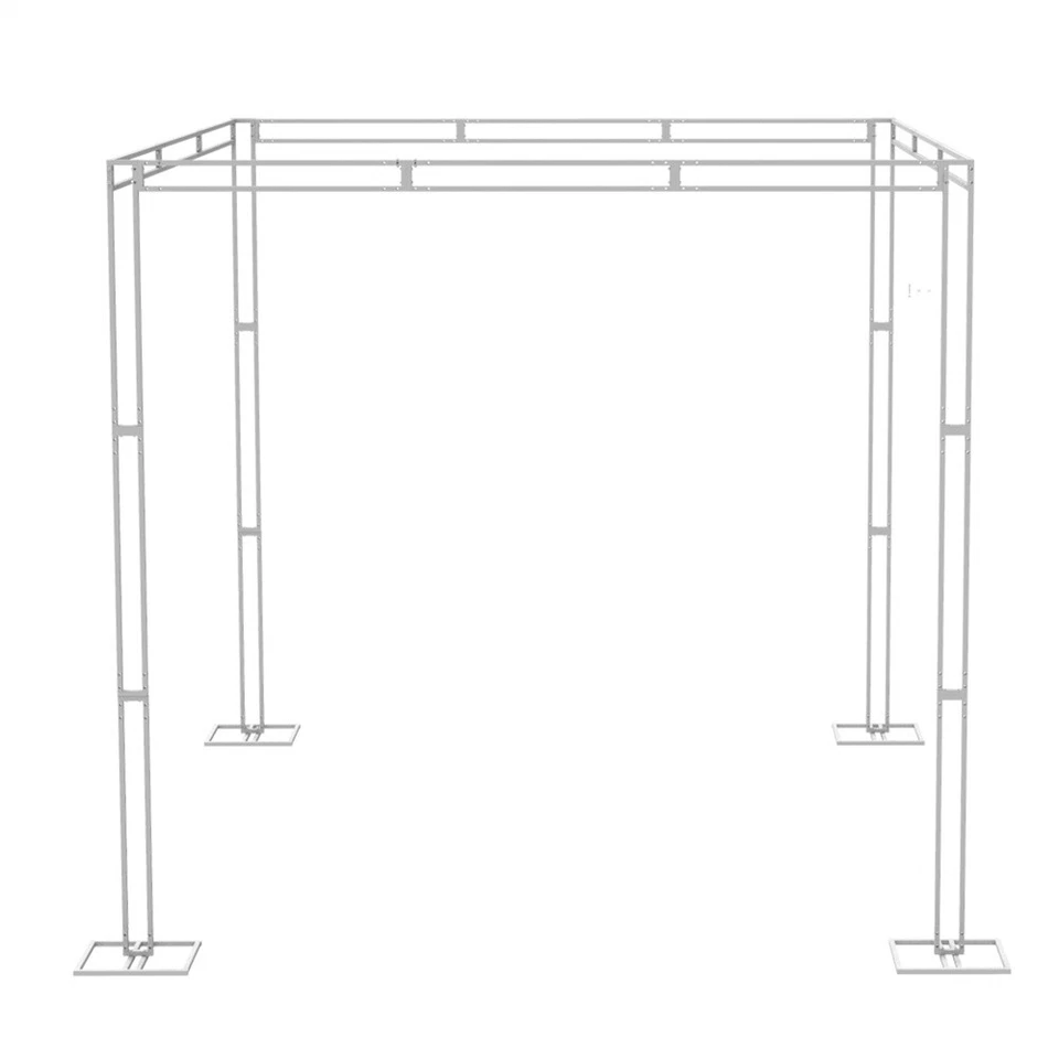 Heavy Duty Iron Wedding Backdrop Stand DIY Party Canopy Frame Kit Indoor Outdoor - Image 2 of 4