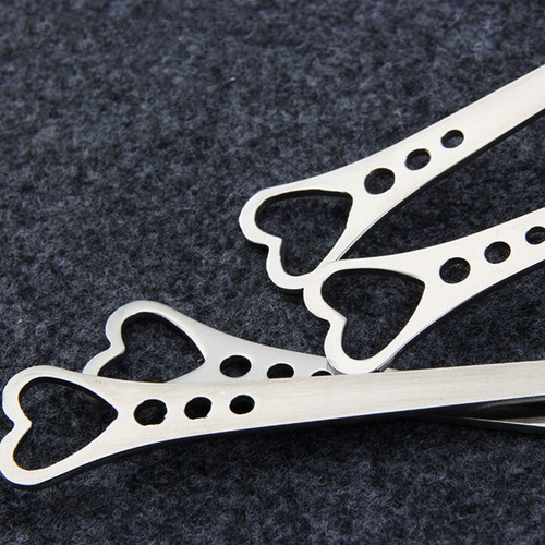 10PCS Spoons Heart Shape Kitchen Scoop Table Spoon for Dessert Stainless Steel - Bild 5 von 12