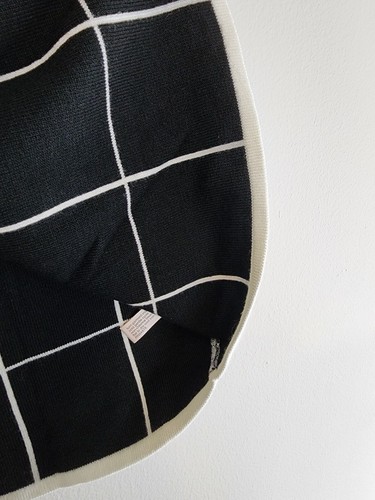 Size Small Skirt The Limited Windowpane Straight White Black Women's Casual NWT - Picture 10 of 10