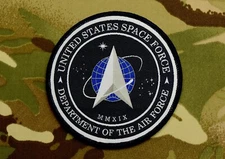 United States Space Force Woven Patch Department Of Defense Hook & Loop Backing