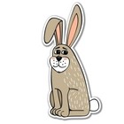 Rabbit Cute Forest Vinyl Sticker - SELECT SIZE