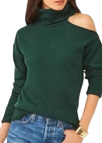 1. State Women’s 3X Knit Sweater Top Turtleneck Cold Shoulder Long Sleeve Gray - Picture 13 of 24