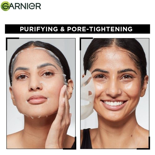 Garnier Skin Naturals Face Mask Hydrating & Detoxifying Black Serum Mask 28g - Picture 4 of 6