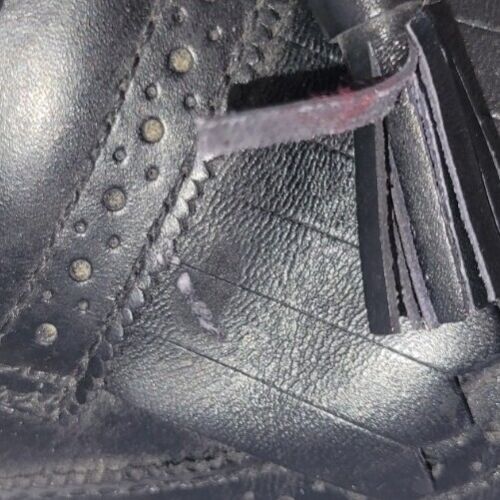 Allen Edmonds Herren Bridgeton Halbschuh Größe 10. 5 schwarze Kiltie Quaste Kleiderschuhe - Bild 15 von 15