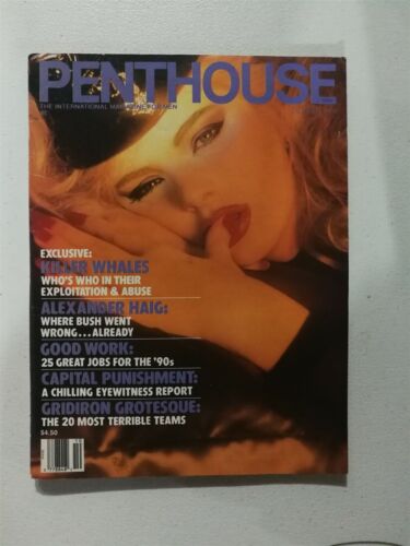 Penthouse Magazine październik 1989 - POTM Zwierzę Miesiąca Diana Van Gils - Zdjęcie 1 z 1