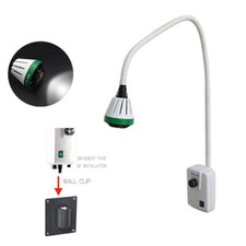 Wall Mounted 9W LED Dental Surgical Exam Cold Light Lamp Wall Clip KD-202B-3 US