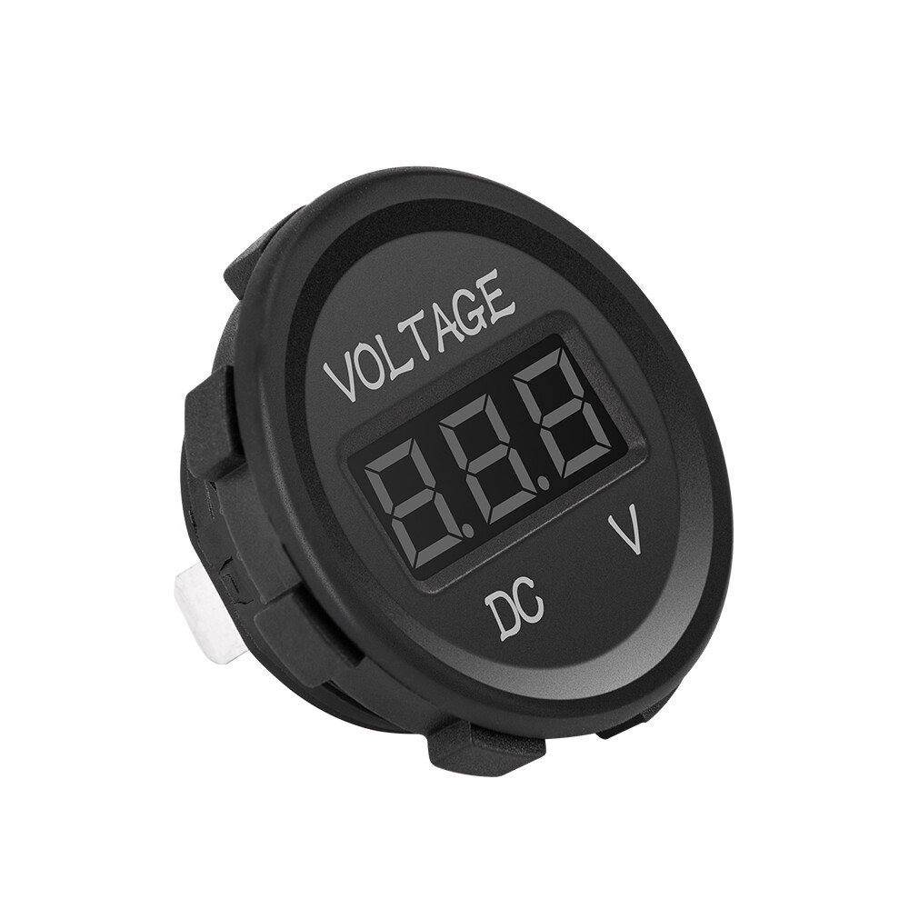 DC 4.5-30V Voltmeter Two-Wire Mini LED Digital Two Line Precision Voltage Meter Volt Detector
