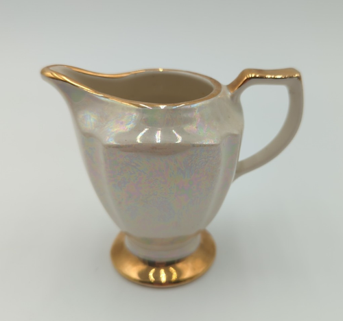 Vintage Pearl China Co Tea Coffee Pot Creamer Sugar Set Hand Decorated 22KT Gold - Picture 11 of 23