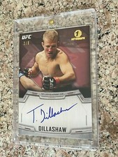 2014 Topps UFC Knockout Ruby 1st Auto - TJ DILLASHAW 2/8 - Rookie