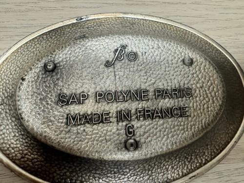 Vintage SAP Polyne Paris Eiffelturm erhöhte Schmuckschale - 4 1/4" - Bild 8 von 10