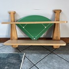 Inmon Ent Wooden Baseball Bat Baseball Diamond Hanging Wall Shelf Vintage