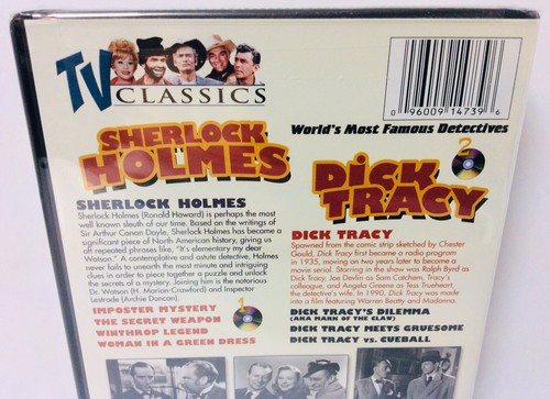 TV Classics “Sherlock Holmes & Dick Tracy” 2-Disc DVD 📀 Set - NEW Sealed - Picture 7 of 9