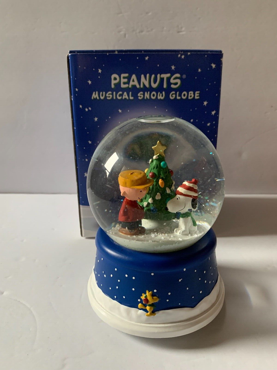 Vintage Hallmark Peanuts 50th Anniversary Musical Snow Globe Christmas Snoopy | eBay Vintage Hallmark Peanuts 50th Anniversary Musical Snow Globe Christmas Snoopy | eBay