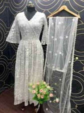 Party Wear Heavy Soft Net Gown With Fancy Dupatta For Women And Girls