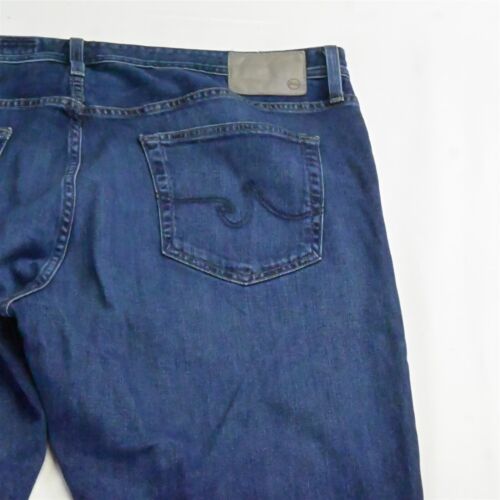 Adriano Goldschmied 42 x 34 Graduate Tailored Dark Wash Denim Mens Jeans - Picture 8 of 9