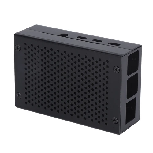 Aluminum Alloy Shell Protective Cooling Case With Fan For Raspberry Pi 3 B+