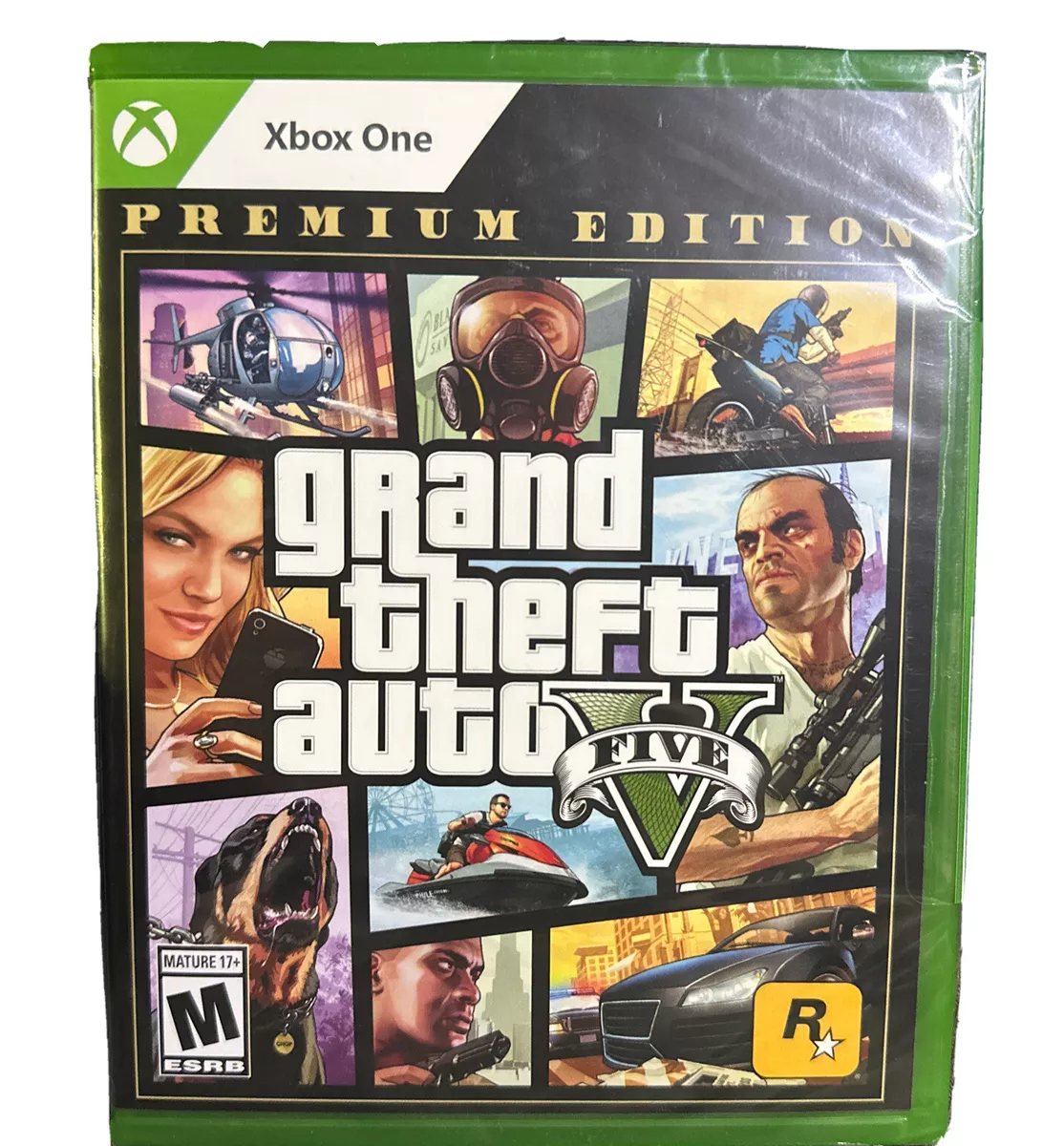 Grand Theft Auto V 5 FIVE XBOX 360 FIRST PRINT US EDITION NEW FACTORY SEALED