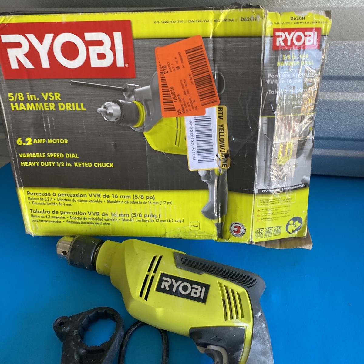 RYOBI 6.2 Amp 5 8