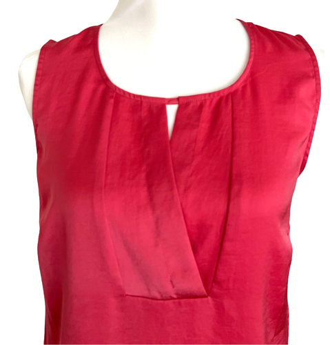 CAbi # 5541 Sz S Sleeveless Blush Blouse Pink Peony - Picture 4 of 7