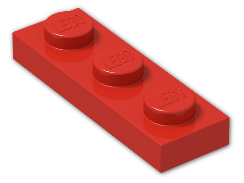 LEGO PLATE 1x3 (5 PCS) CHOOSE YOUR COLOR 3623!! - Picture 25 of 34