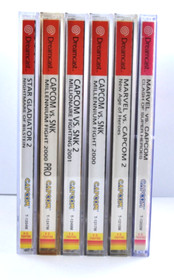 Marvel vs Capcom 1 2 Capcom vs SNK Dreamcast  set of 6 Japan