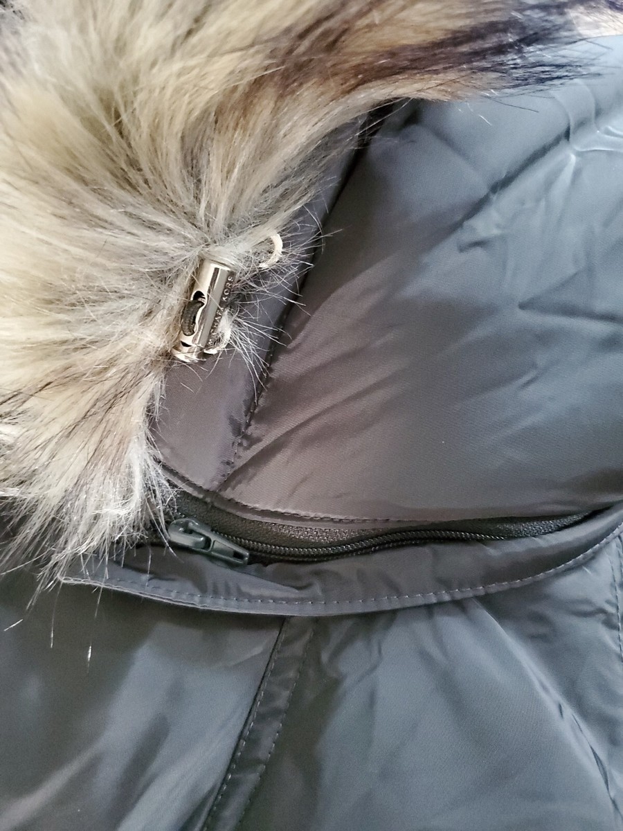 Michael Kors::ダウンジャケット:XS[RESALE] Michael Kors New Xxl Dark Green Quilted Puffer Long Jacket