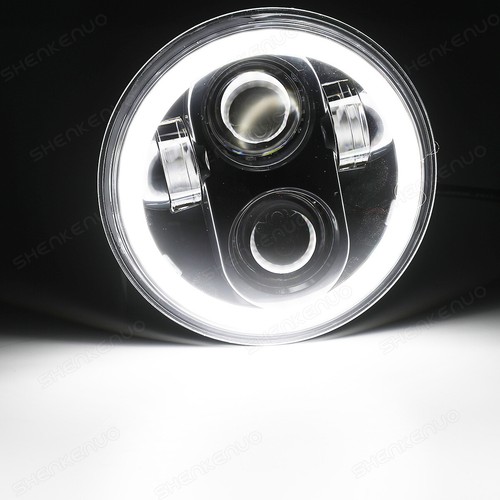 4pcs 5-3/4" 5.75" LED Headlight Hi/Lo Beam DRL Angel Eye for Lincoln Continental - Foto 15 di 21