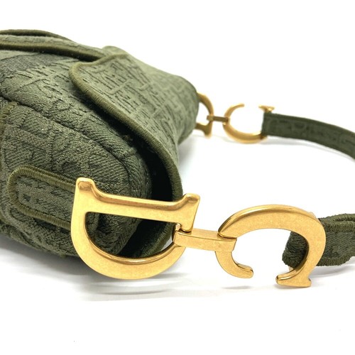 CHRISTIAN DIOR Bolso de Sillín Oblicuo Bordado Bolso de Hombro Bolso de Mano - Imagen 7 de 12