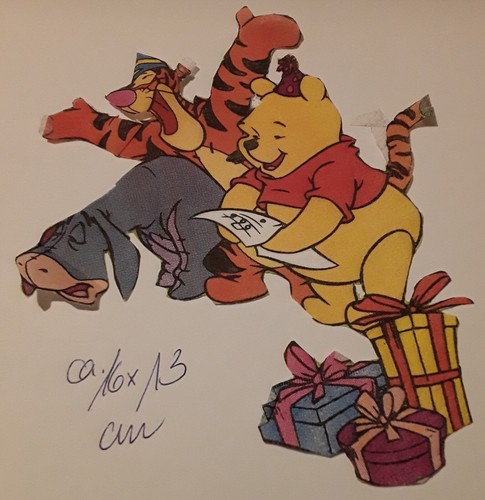 Serviettenmotiv bereits zugeschnitten, Geburtstag, Winnie Pooh,Serviettentechnik - Bild 2 von 2