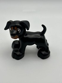 Lego Duplo Black Brown Dog Lego Replacement Piece