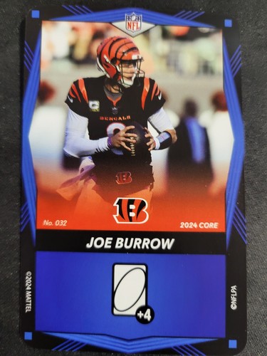 2024 UNO ELITE CORE EDITION Blue Joe Burrow Card 32 Bengals - Bild 1 von 2