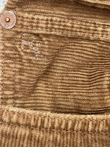 Polo Ralph Lauren Cord Latzhose Hose Herren 32x32 Braun Vintage - Bild 10 von 18