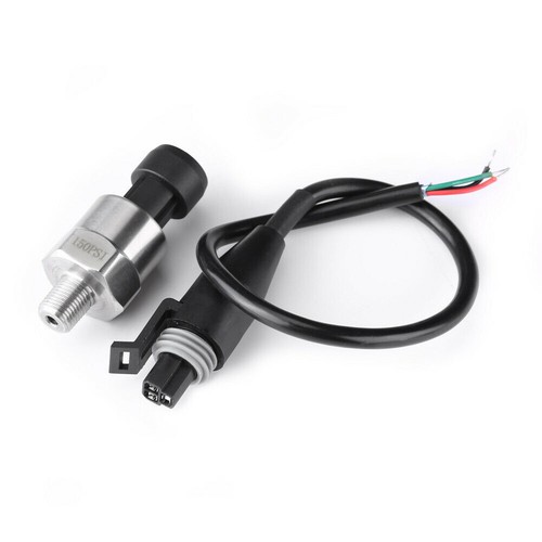 Pressure Transducer Sender Sensor 1/8' NPT Stainless Steels For Oil Fuel 150PSI - Picture 3 of 9