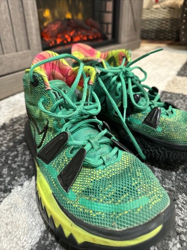 Nike Kyrie 7 ‘Ky-D Weatherman’ Green Volt Orange CQ9326-300 Men Size 9 - Picture 14 of 15