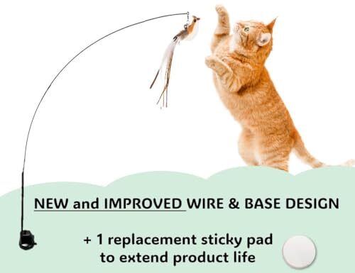 KOTYA 5-in-1 Flying Bird Cat Toy - Interactive Bird Simulation Cat Toy Set - Picture 3 of 7