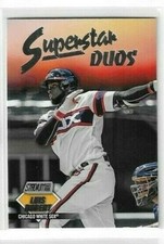 2021 Topps Stadium Club LUIS ROBERT & ELOY JIMENEZ insert Superstar Duos sd