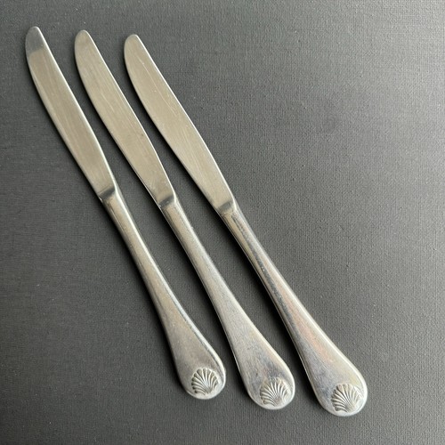 3 Reed and Barton Bayview Tafelmesser Edelstahl Besteck Silberbesteck 18/10 Schale - Bild 9 von 19