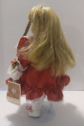 Muñeca Bisque Porcelana 16" Laurel Vintage Colección Dinastía QVC - Imagen 5 de 11