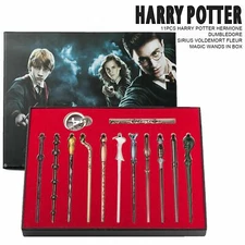 Brand New 11 PCS Harry Potter Hermione Dumbledore Snape Magic Wands With Box