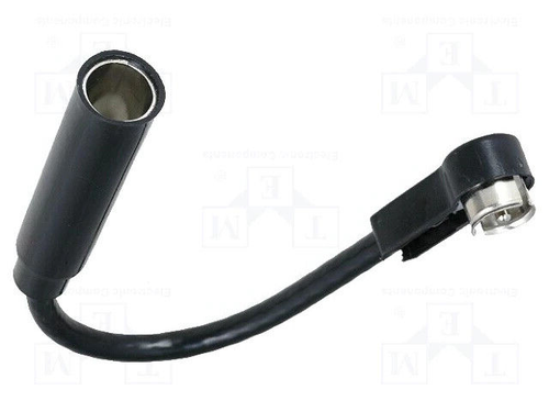 Adaptador de antena de coche DIN conector ISO en ángulo 15 cm antena radio de coche - Imagen 2 de 2