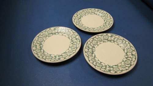 Vintage Desert Ware by Wallace China 7-W Set Of 3 Dinner Plates - Picture 3 of 10