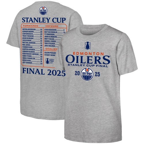 Youth Fanatics Heather Gray Edmonton Oilers 2025 Stanley Cup Final Roster