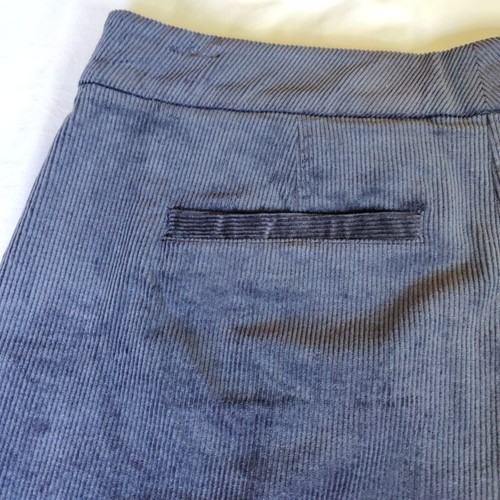NWT Boden Corduroy Pants Women's 8 Navy Blue Regular Straight Leg Trousers - Picture 16 of 17