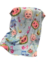 Cocomelon Baby Blanket Soft Lightweight Cosy Blanket For Kids Unisex Boys Girls