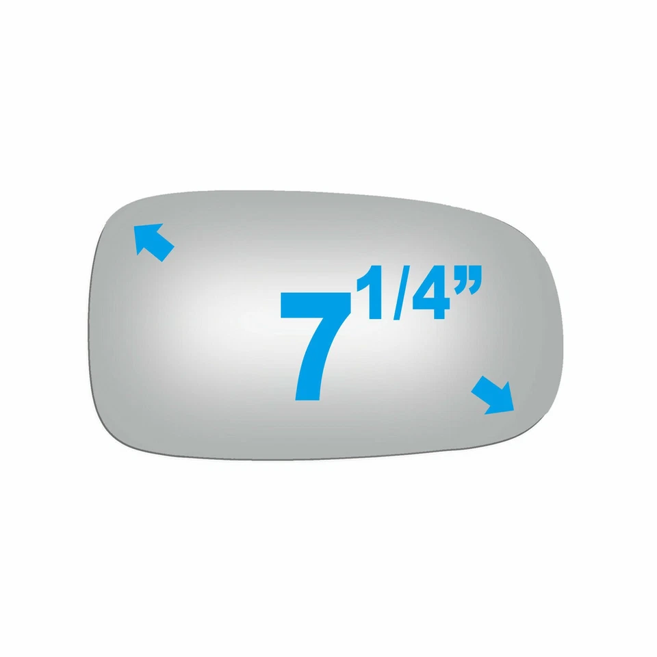 Right Side Mirror Glass Replace For 2004-2011 Saab 9-3 /2003-09 Saab 9-5 Convex - Изображение 2 из 4