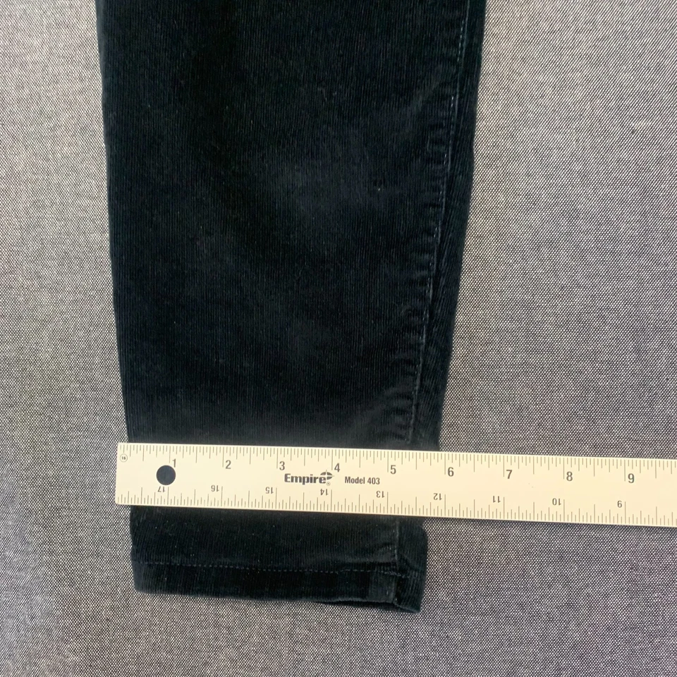 Pantalones para mujer Banana Republic talla 28 negros de pana ajustados elásticos informales Foto 4 de 4