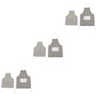  3 Pieces Schürtze Vorbinder Schürze Küchenschürze Kinderschürzen