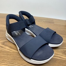 Skechers Slip ins Ultra Flex 3.0 Never Better Navy Womens 7 Hands Free Sandals