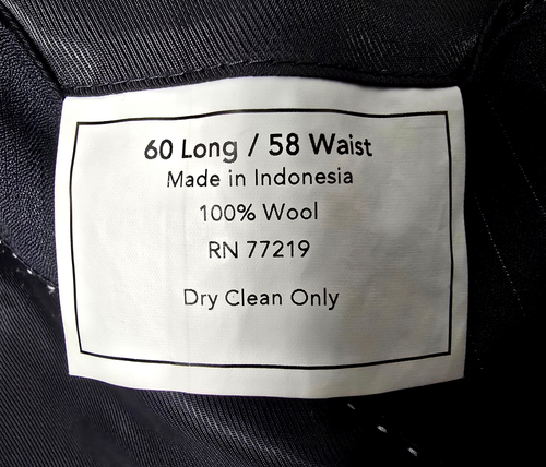 Pronto Uomo 100% Wool Suit Gray Pinstriped sz 60R 58W - Picture 9 of 19