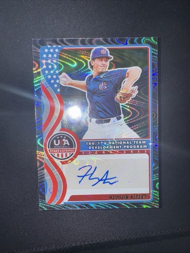 Hudson Alpert 2025 Panini USA Stars & Stripes Auto Autograph Silver Wave /75 - Picture 4 of 4